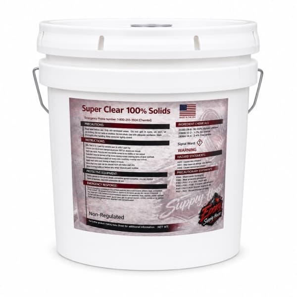 Super Clear Epoxy 100% Solids 3GAL Kit