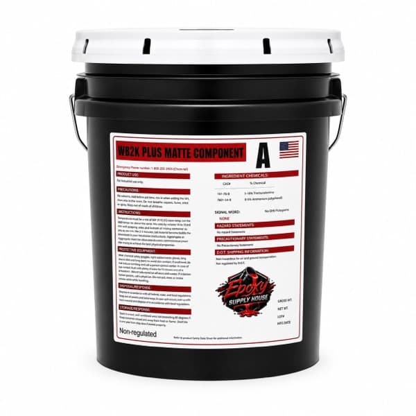 Water Based Urethane Matte 5GAL Kit